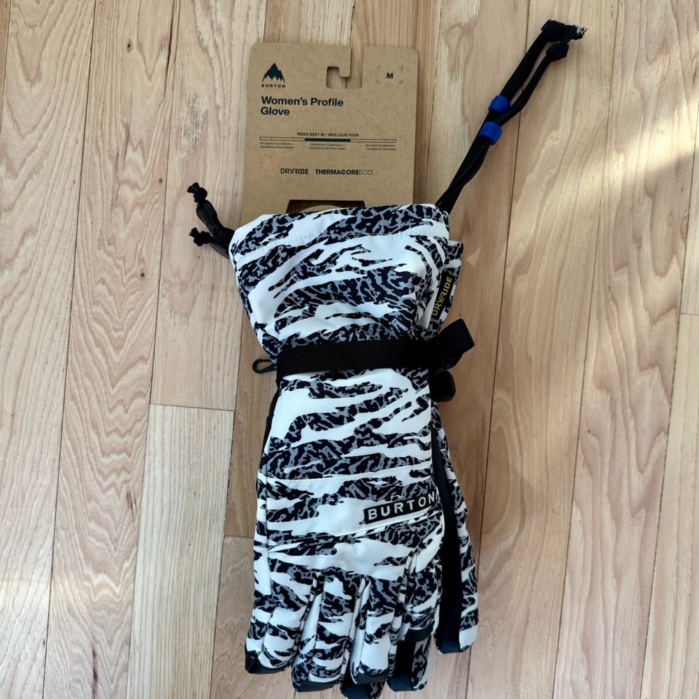 Burton Women's Profile Glove - Black and White
